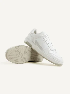 Heren Nubikk Basket Court Witte Sneakers Voor Heren