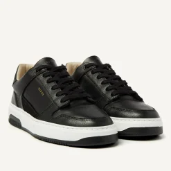 Heren Nubikk Basket Court Zwarte Sneakers Voor Heren