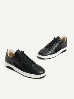 Heren Nubikk Basket Court Zwarte Sneakers Voor Heren