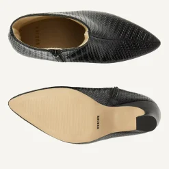 DAMES Nubikk Bibi Coco Zwarte Enkellaarzen Voor Dames