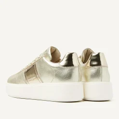 DAMES Nubikk Elise Wing Gouden Sneakers Voor Dames