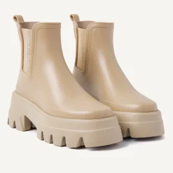 DAMES Nubikk Flore Lemon Beige Boots Voor Dames