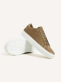Heren Nubikk Jagger Pure Bruine Sneakers Voor Heren