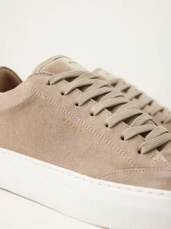 Heren Nubikk Jagger Tora Beige Suède Sneakers Voor Heren