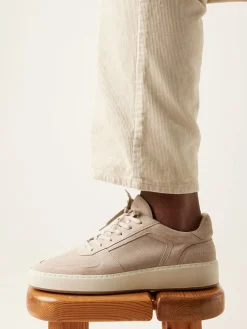 Heren Nubikk Jiro Luca Beige Sneakers Voor Heren