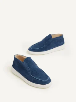 DAMES Nubikk Jiro Sua Denim Suede Loafers For Women