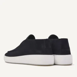 Heren Nubikk Jiro Suo Blauwe Mid Loafers Voor Heren