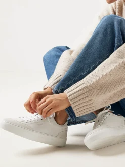 DAMES Nubikk Jolie Tora Witte Sneakers Voor Dames