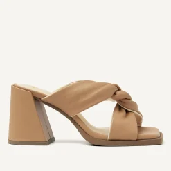 DAMES Nubikk Lana Twist Beige Sandalen Voor Dames