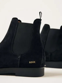 Heren Nubikk Logan Chelsea Zwarte Boots Voor Heren
