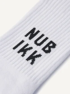 Heren Nubikk Nova Witte Sokken Voor Heren