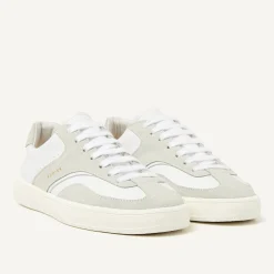 DAMES Nubikk Ray Owen Wit Grijze Sneakers Voor Dames