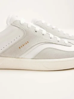 DAMES Nubikk Ray Owen Wit Grijze Sneakers Voor Dames