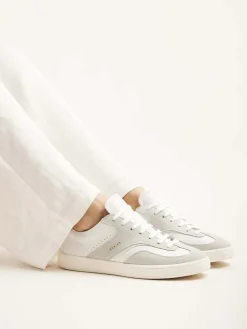 DAMES Nubikk Ray Owen Wit Grijze Sneakers Voor Dames