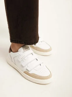 DAMES Nubikk Ray Straps Witte Sneakers Voor Dames