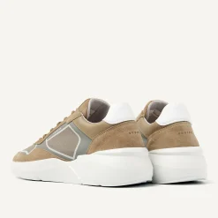 Heren Nubikk Roque Road Curl Taupe Sneakers Voor Heren