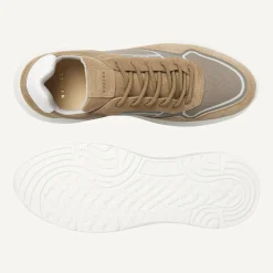 Heren Nubikk Roque Road Curl Taupe Sneakers Voor Heren