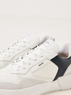 Heren Nubikk Roque Road Wave Navy Witte Sneakers Voor Heren