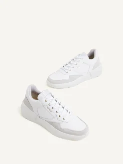 DAMES Nubikk Roque Road Wave Witte Snakeprint Sneakers Voor Dames