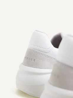 DAMES Nubikk Roque Road Wave Witte Snakeprint Sneakers Voor Dames