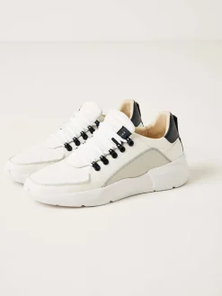 Heren Nubikk Roque Roman Multi Witte Sneakers Voor Heren