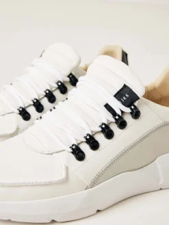 Heren Nubikk Roque Roman Multi Witte Sneakers Voor Heren