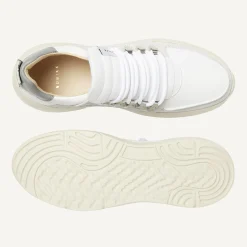 Heren Nubikk Roque Roman Witte Combi Sneakers Voor Heren
