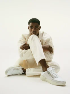 Heren Nubikk Roque Roman Witte Combi Sneakers Voor Heren