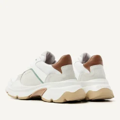 DAMES Nubikk Ross Jaden Witte Sneakers Voor Dames