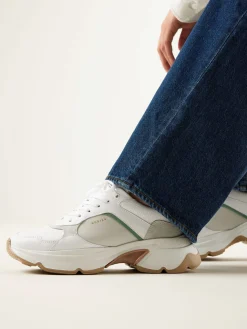 DAMES Nubikk Ross Jaden Witte Sneakers Voor Dames