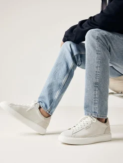 Heren Nubikk Vince Tora Off White Sneakers Voor Heren
