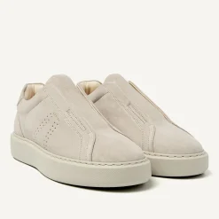 Heren Nubikk Vince Viggo Beige Suede Sneakers Voor Heren