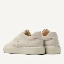 Heren Nubikk Vince Viggo Beige Suede Sneakers Voor Heren