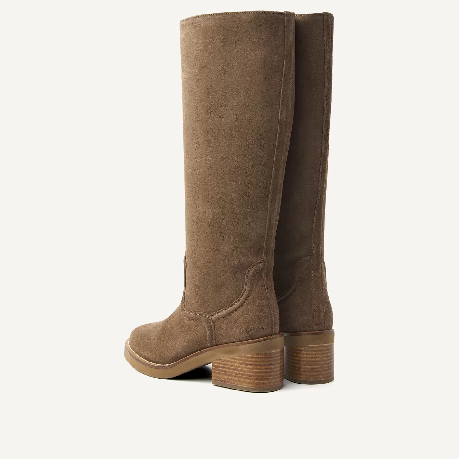 Nubikk Cassy Boot Bruin Suède Boots Voor Dames-DAMES Bekijk alles | Hoge laarzen