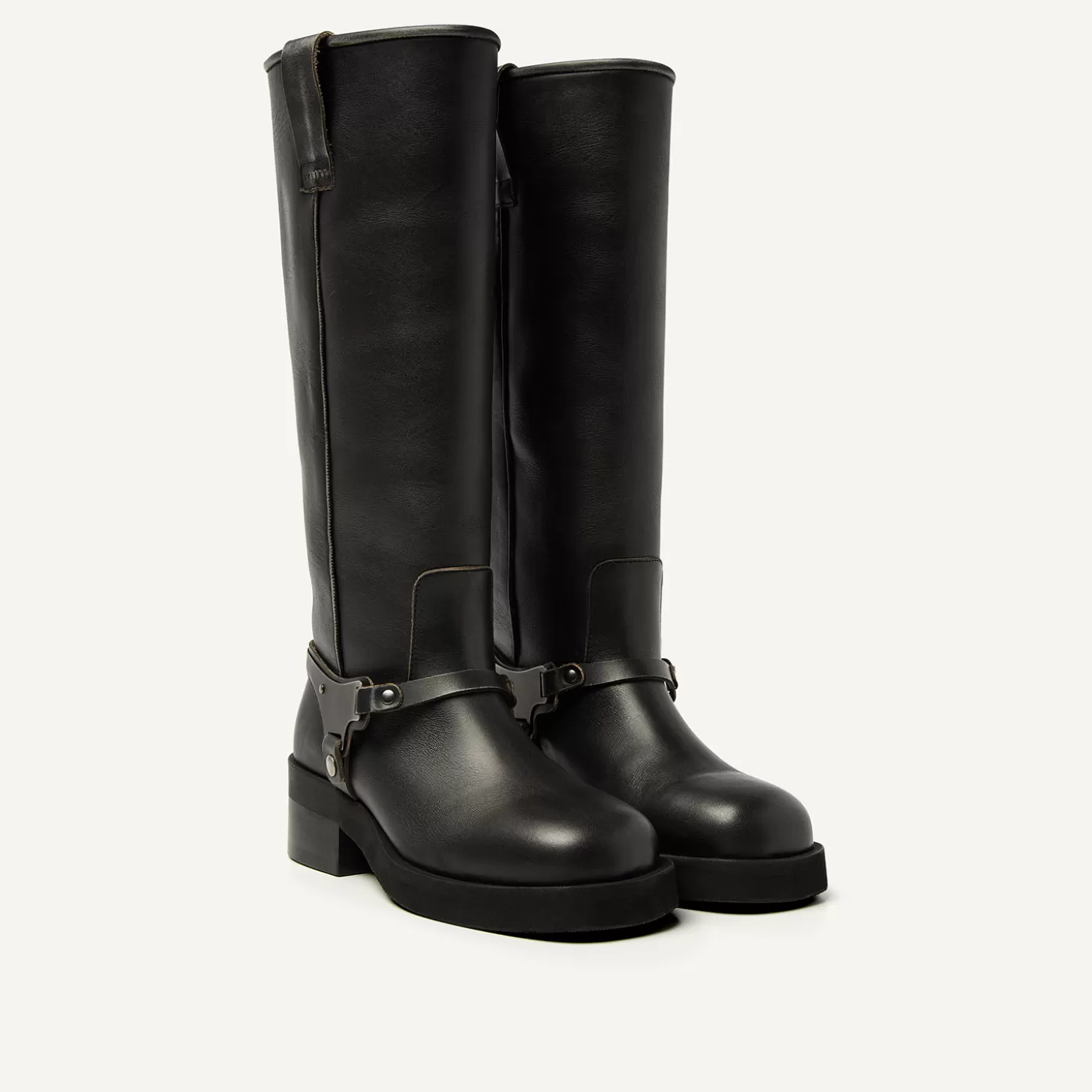 Nubikk Eve Lynn Zwarte Biker Boots Voor Dames-DAMES Bekijk alles | Hoge laarzen