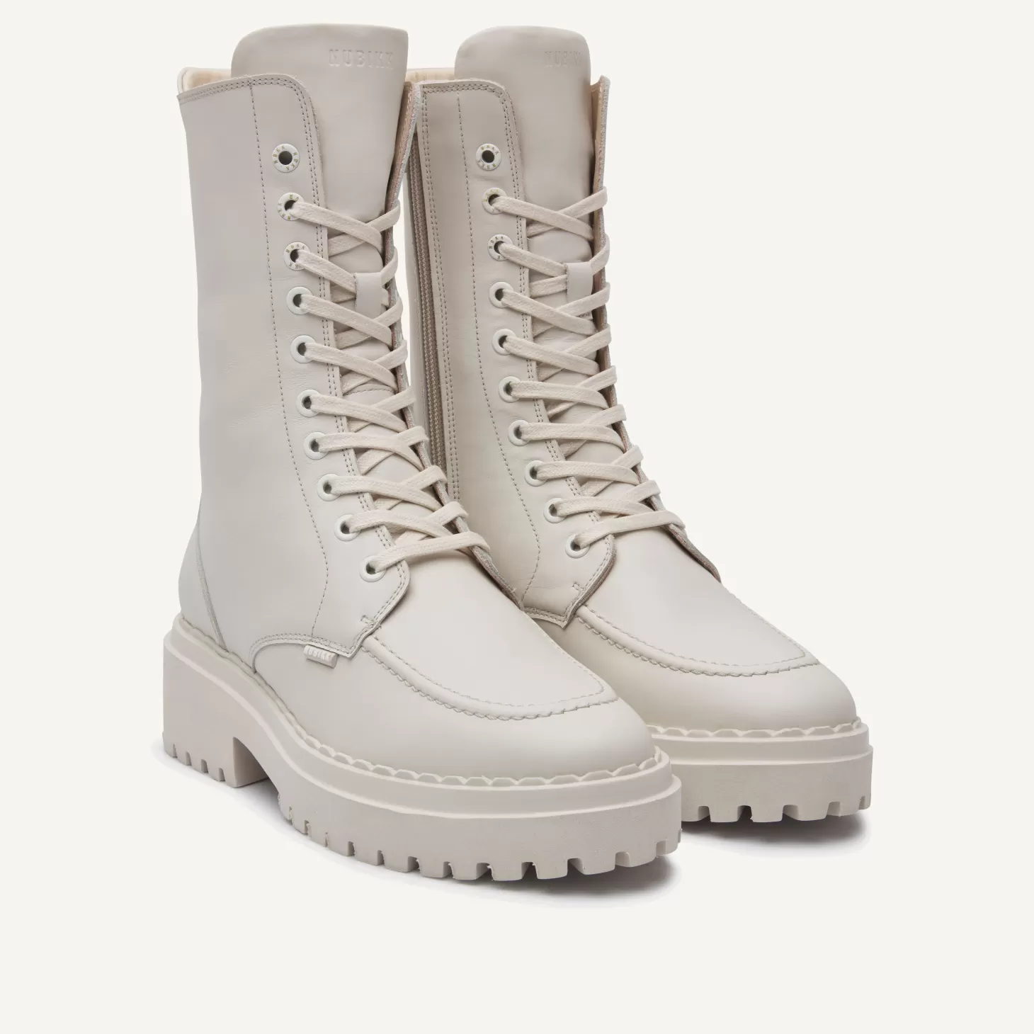 Nubikk Fae Aubine Beige Biker Boots Voor Dames-DAMES Bekijk alles | Boots