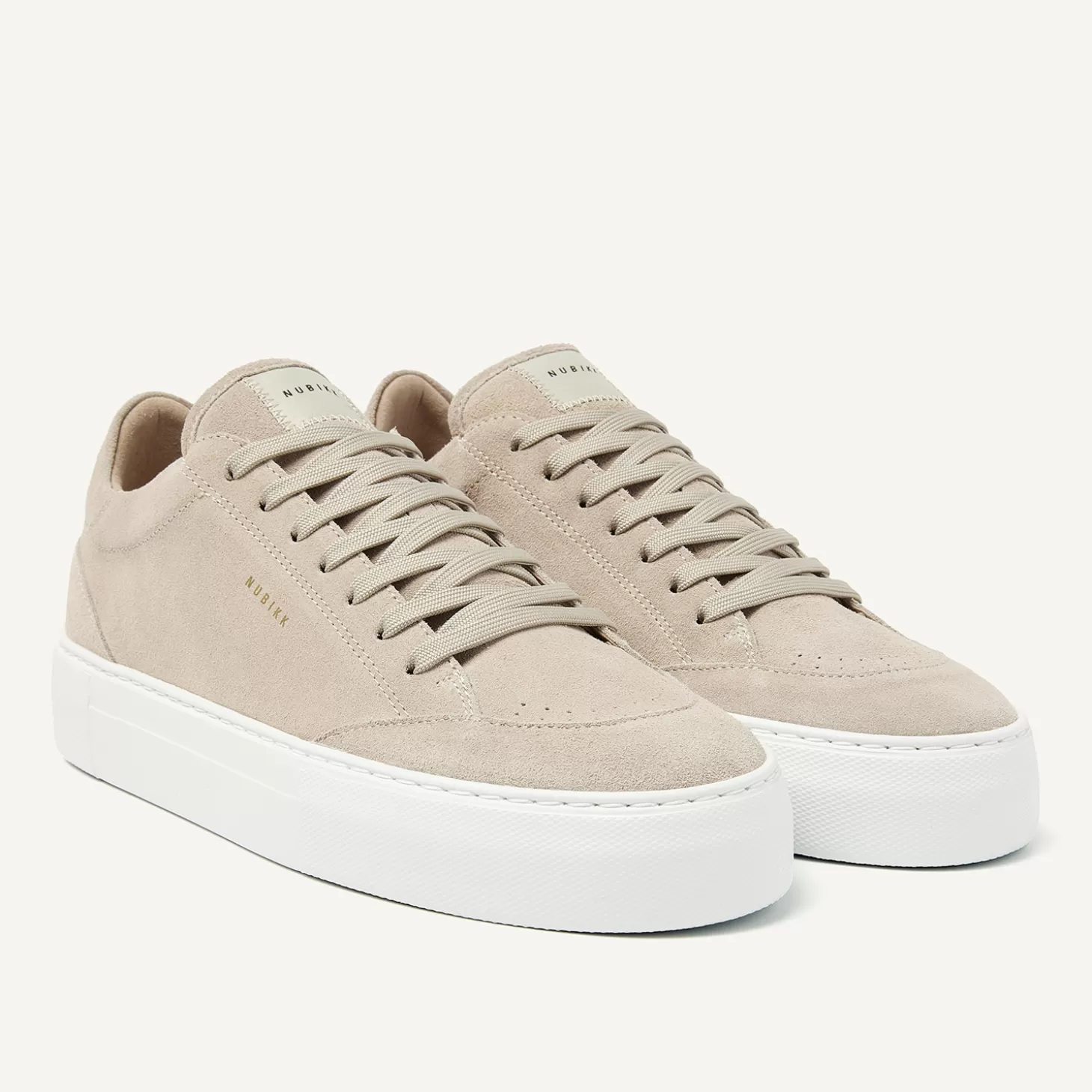 Nubikk Jagger Tora Beige Suède Sneakers Voor Heren-Heren Bekijk alles | Sneakers