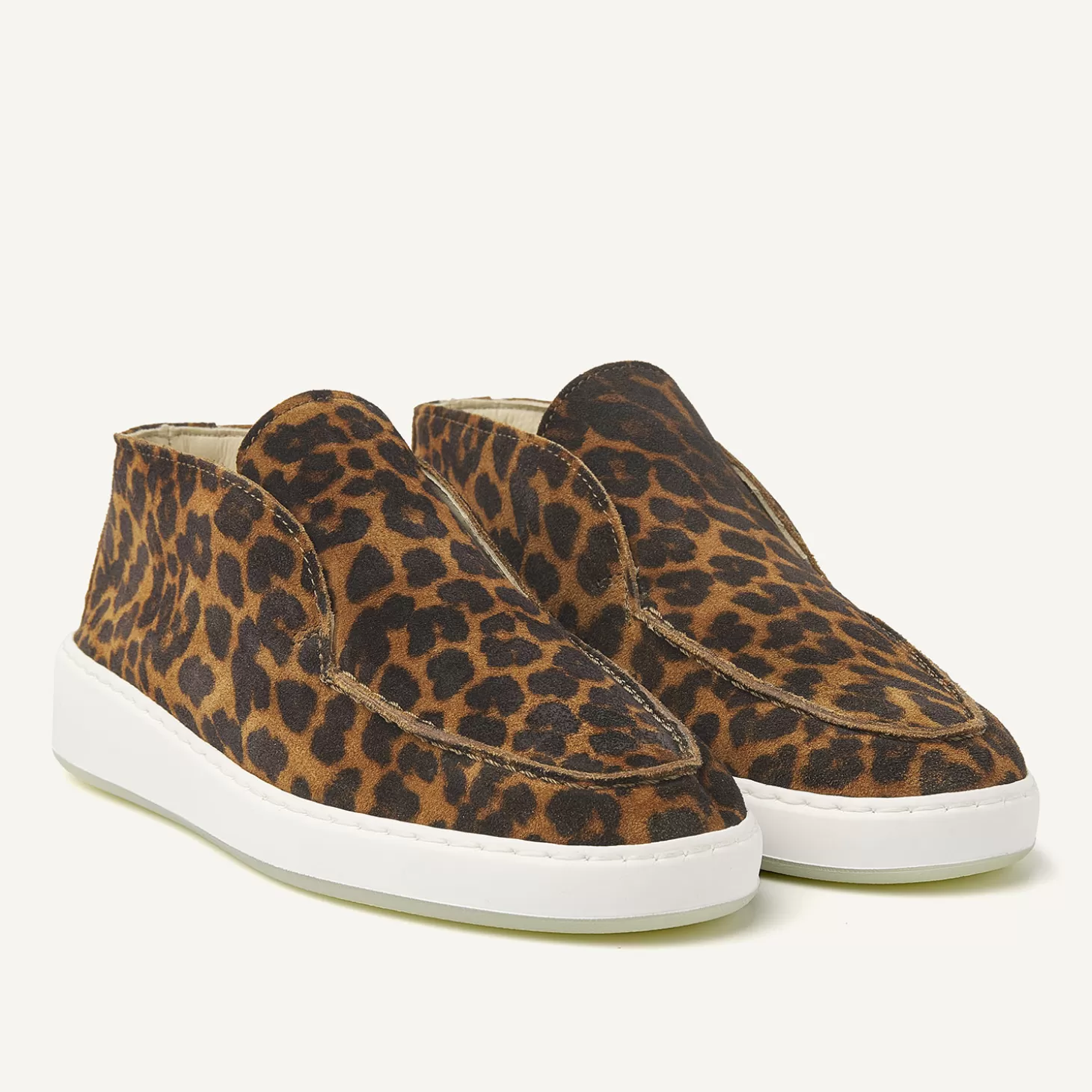 Nubikk Jiro Sua Leopard Suede Loafers For Women-DAMES Bekijk alles | Instappers