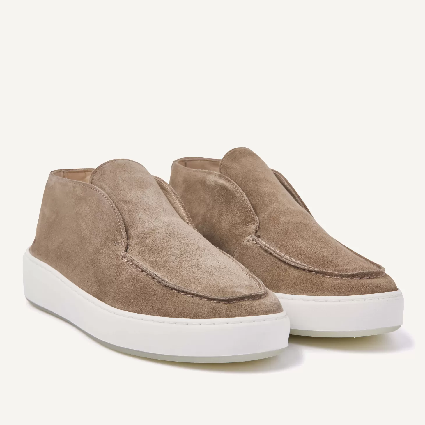 Nubikk Jiro Suo Taupe Mid Loafers Voor Heren-Heren Bekijk alles | Instappers