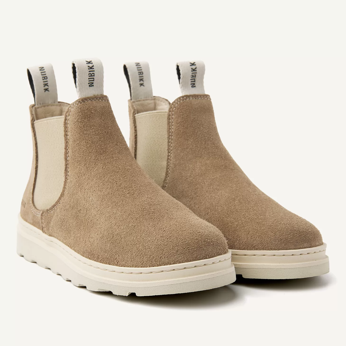 Nubikk Jonah Rai JR Taupe Chelsea Boots Voor Kids- Schoenen | Bekijk alles