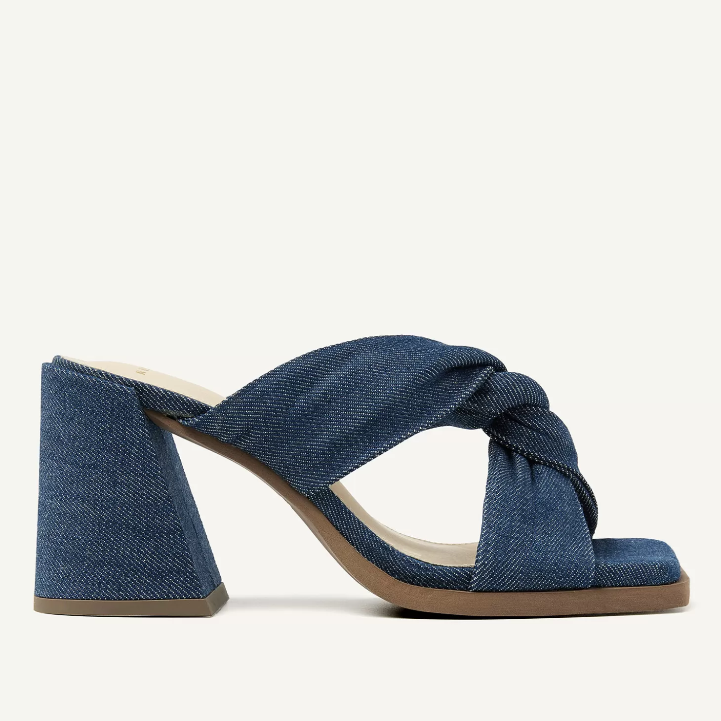 Nubikk Lana Twist Denim Blauwe Sandalen Voor Dames-DAMES Bekijk alles | Instappers