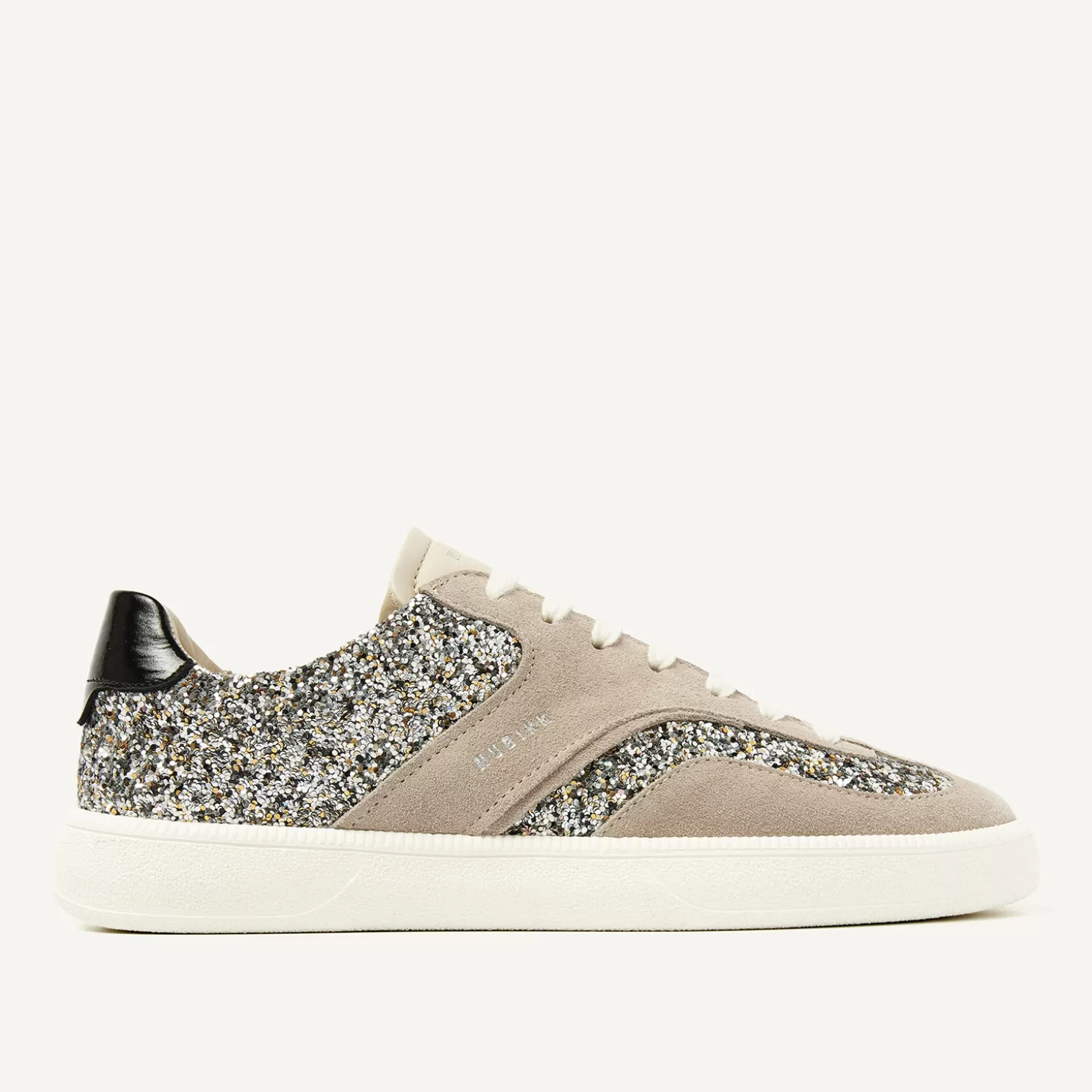 Nubikk Ray Owen Grijze Glitter Sneakers Voor Dames-DAMES Bekijk alles | Sneakers