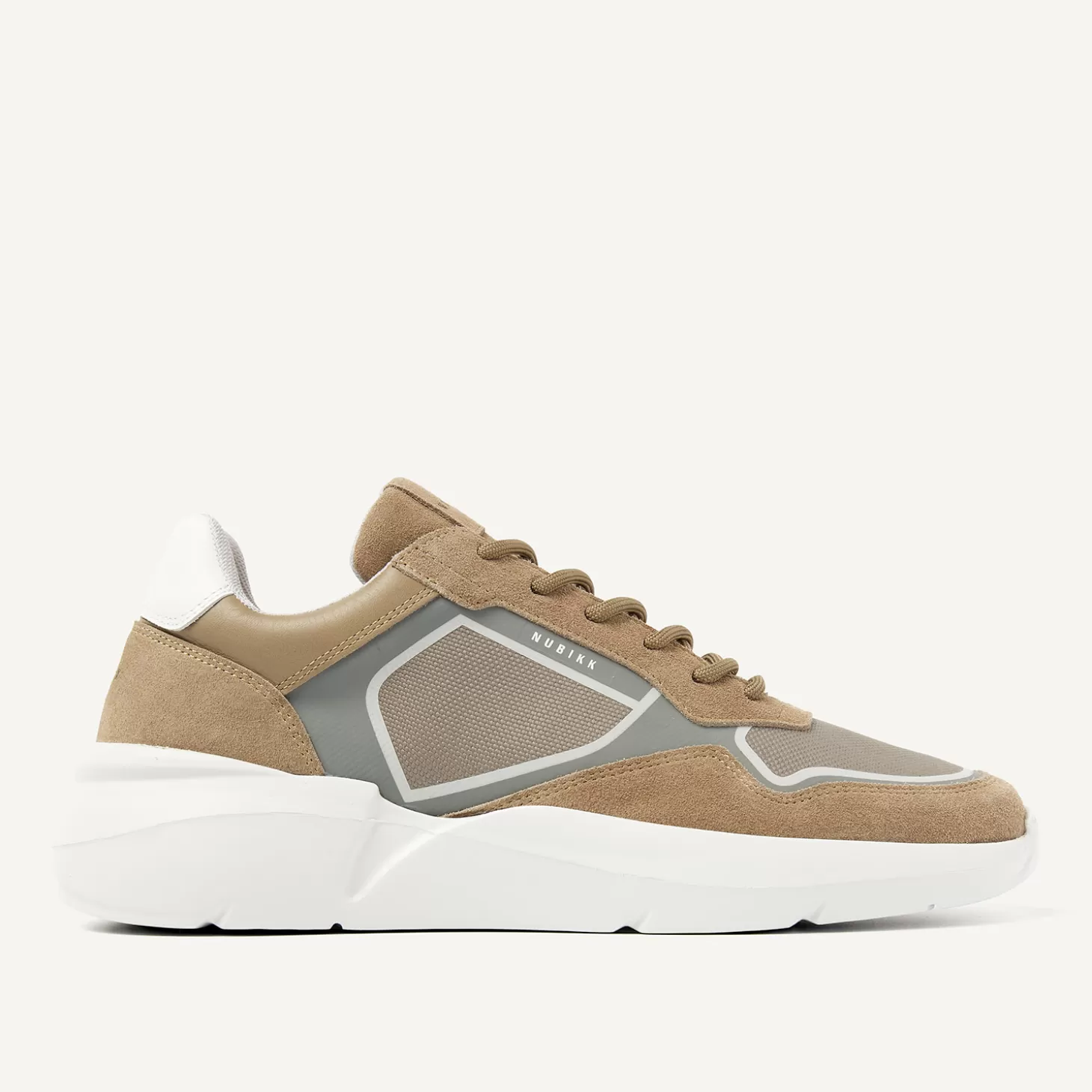 Nubikk Roque Road Curl Taupe Sneakers Voor Heren-Heren Bekijk alles | Sneakers