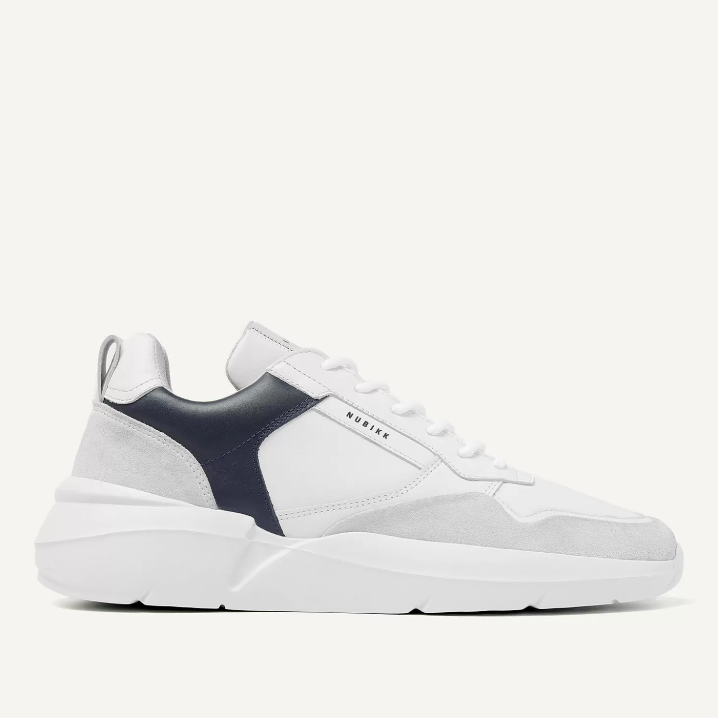 Nubikk Roque Road Wave Navy Witte Sneakers Voor Heren-Heren Bekijk alles | Sneakers