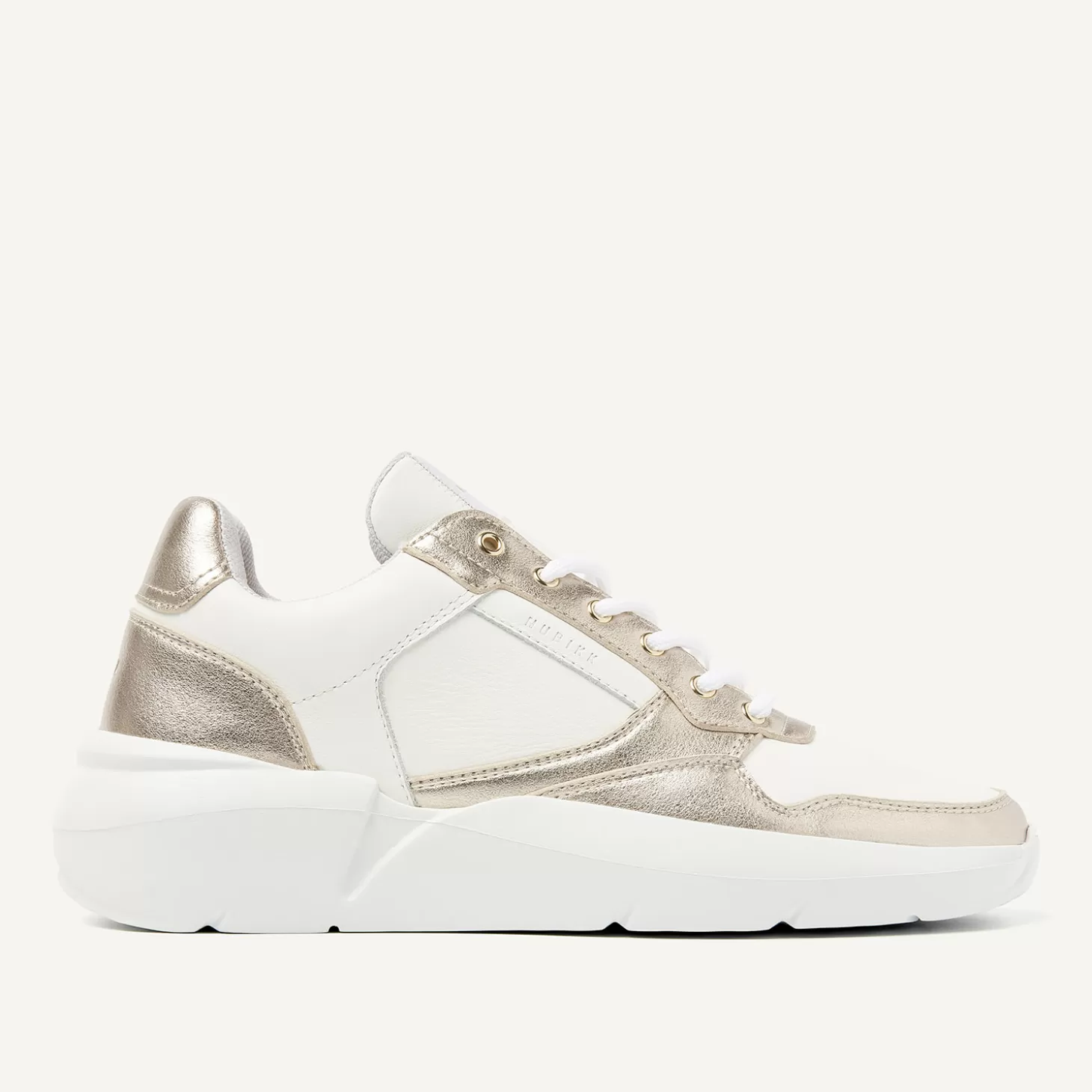 Nubikk Roque Road Wave Wit Gouden Sneakers Voor Dames-DAMES Bekijk alles | Sneakers