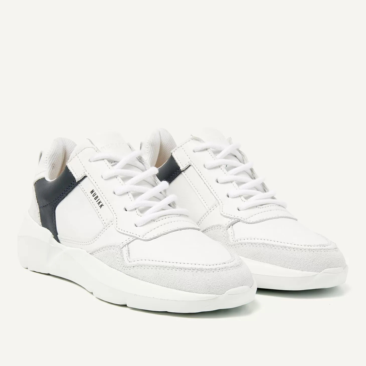 Nubikk Roque Road Wave JR Wit Blauwe Sneakers Voor Kids- Schoenen | Bekijk alles