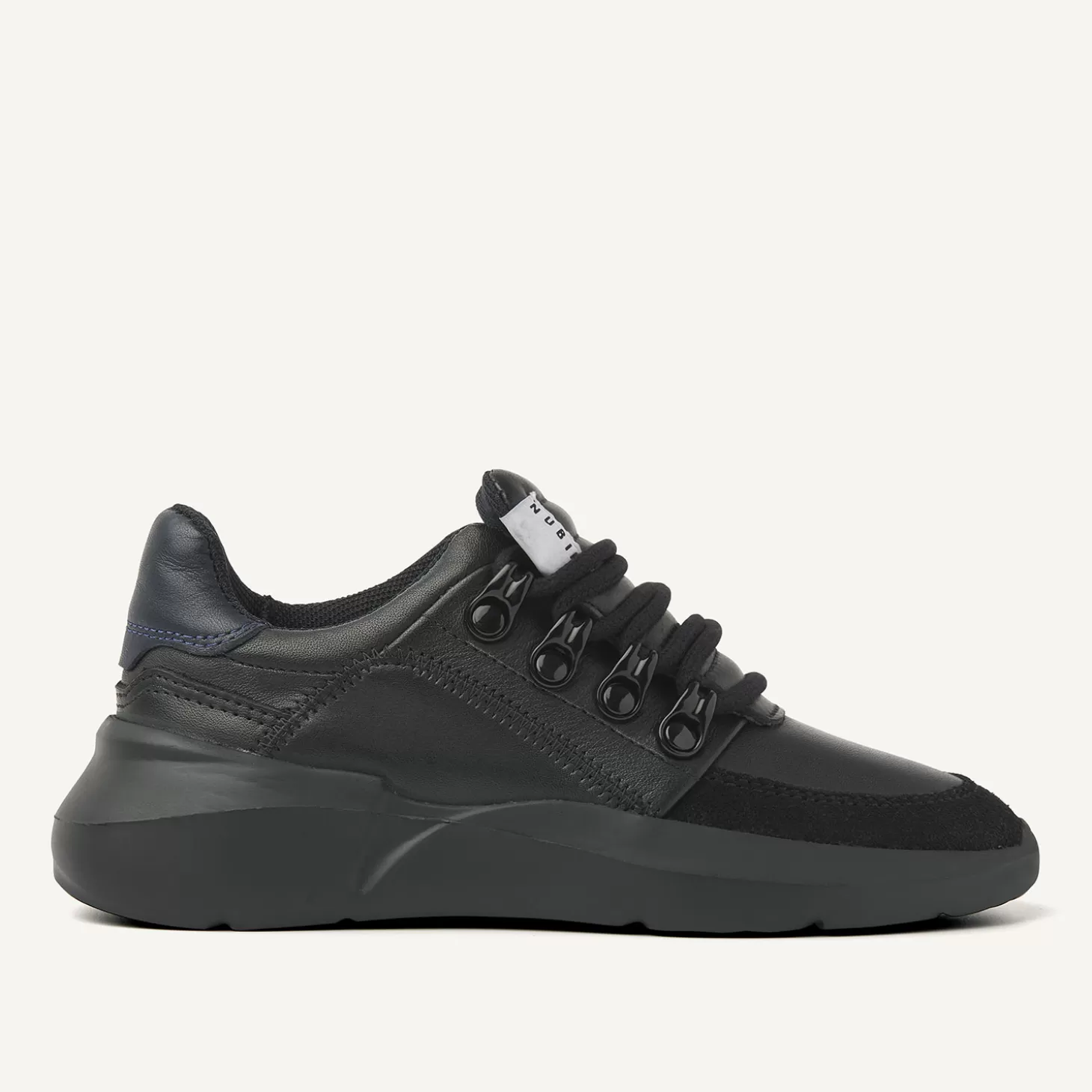 Nubikk Roque Roman JR Zwarte Raven Combi Sneakers Voor Kids- Schoenen | Bekijk alles