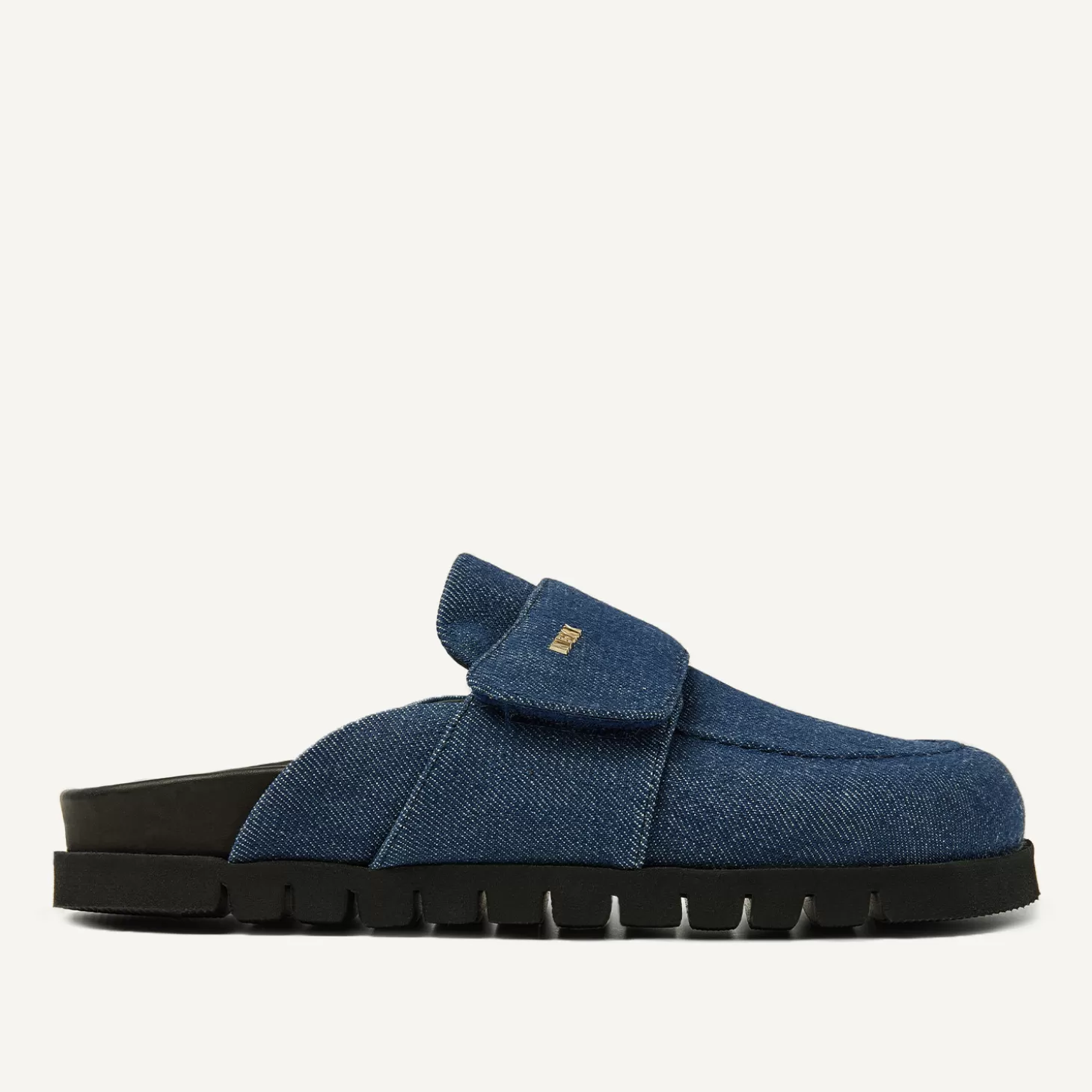 Nubikk Teddy Montana Denim Slippers Voor Dames-DAMES Bekijk alles | Instappers