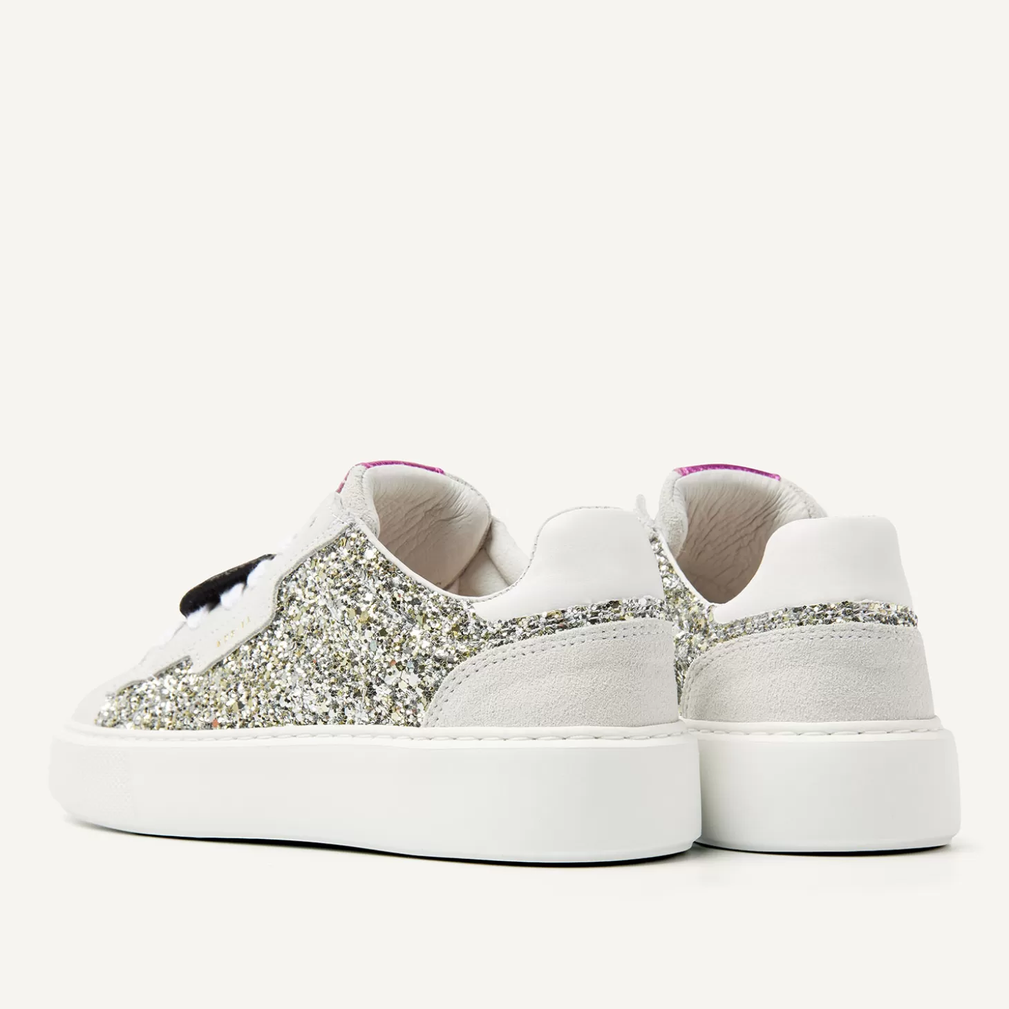 Nubikk Vince Tora K Grijze Glitter Sneakers Voor Kids- Schoenen | Bekijk alles