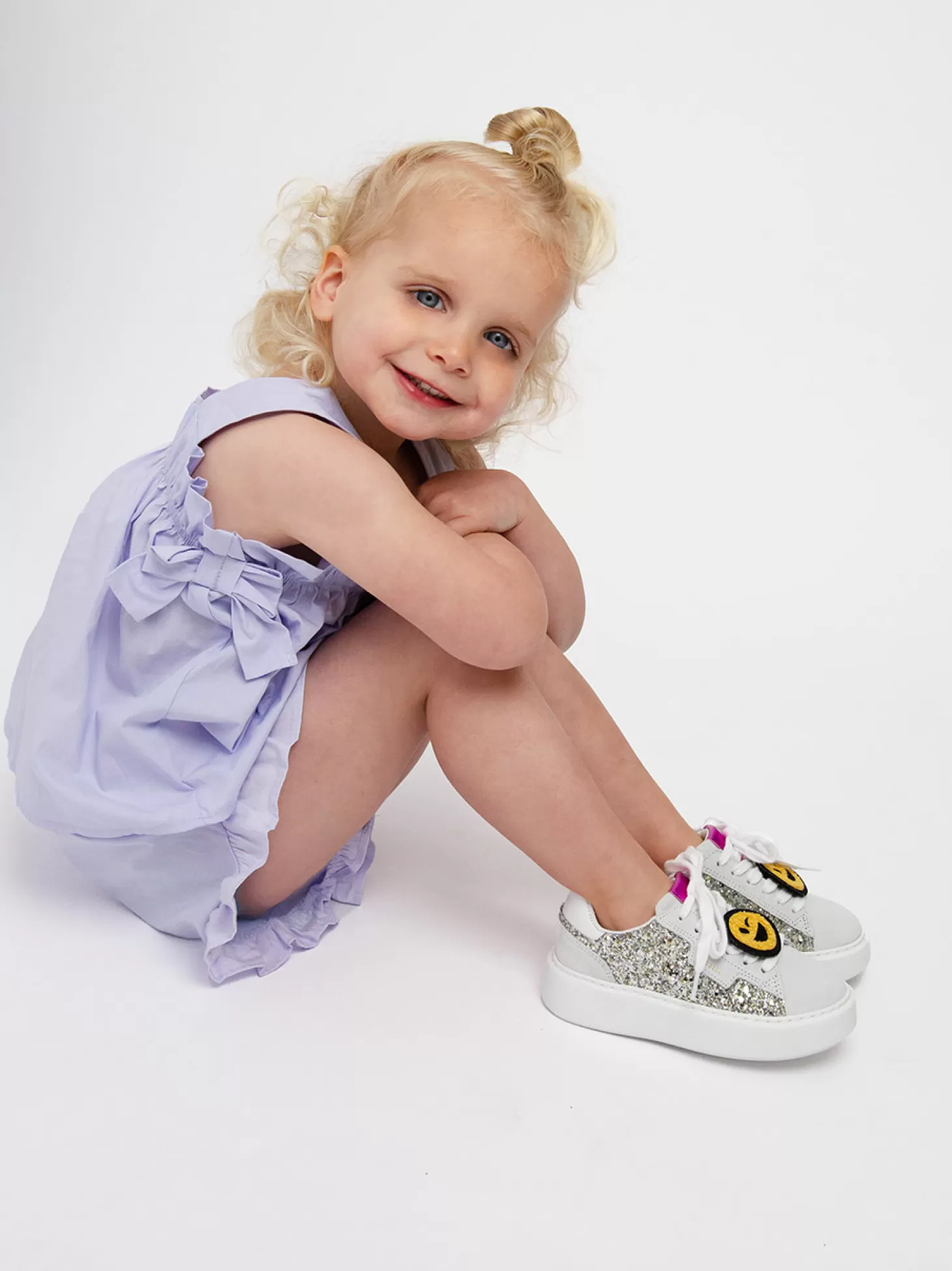Nubikk Vince Tora K Grijze Glitter Sneakers Voor Kids- Schoenen | Bekijk alles